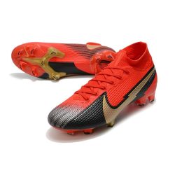 Nike Mercurial Superfly 7 Elite DF FG Rojo Negro Oro_5.jpg